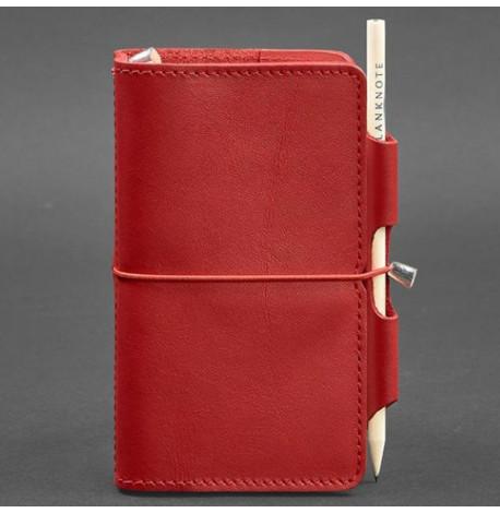 Шкіряний блокнот софт-бук 3.0 (червоний)