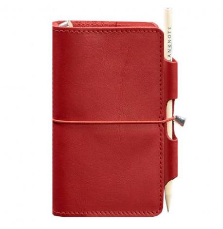 Шкіряний блокнот софт-бук 3.0 (червоний)
