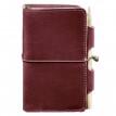 Шкіряний блокнот софт-бук 3.0 (бордовий) шкіра кожа Crazy Horse