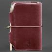 Шкіряний блокнот софт-бук 3.0 (бордовий) шкіра кожа Crazy Horse