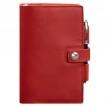 Кожаный блокнот софт-бук 4.0 A5 mini (красный)