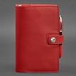 Кожаный блокнот софт-бук 4.0 A5 mini (красный)