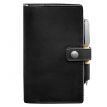 Шкіряний блокнот софт-бук 4.0 A5 mini (чорний) шкіра Crazy Horse