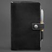 Шкіряний блокнот софт-бук 4.0 A5 mini (чорний) шкіра Crazy Horse