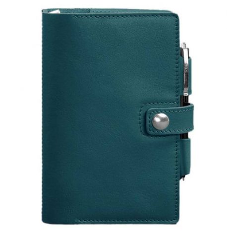 Кожаный блокнот софт-бук 4.0 A5 mini (зеленый) кожа Krast