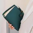 Кожаный блокнот софт-бук 4.0 A5 mini (зеленый) кожа Krast
