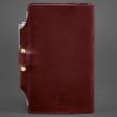 Кожаный блокнот софт-бук 4.0 A5 mini (бордовый) кожа Crazy Horse