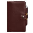 Шкіряний блокнот софт-бук 4.0 A5 mini (бордовий) шкіра Krast