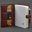 Шкіряний блокнот софт-бук 4.0 A5 mini (бордовий) шкіра Krast