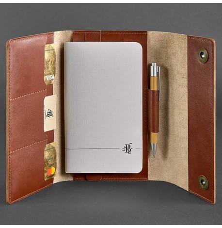 Кожаный блокнот софт-бук 5.1 A5 (светло-коричневый)