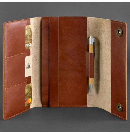 Кожаный блокнот софт-бук 5.1 A5 (светло-коричневый)