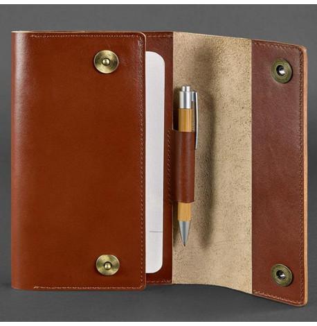 Кожаный блокнот софт-бук 5.1 A5 (светло-коричневый)