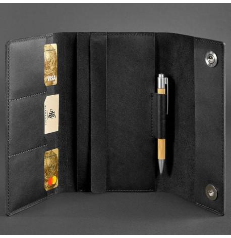 Шкіряний блокнот софт-бук 5.1 A5 (чорний)