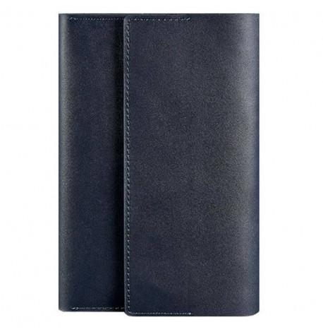 Шкіряний блокнот софт-бук 5.1 A5 (темно-синій)