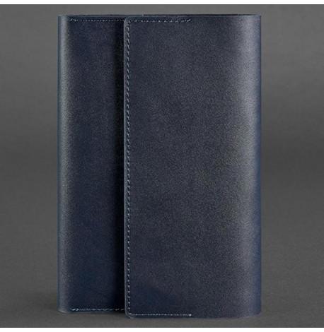 Шкіряний блокнот софт-бук 5.1 A5 (темно-синій)