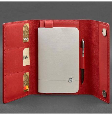 Шкіряний блокнот софт-бук 5.1 A5 (червоний)