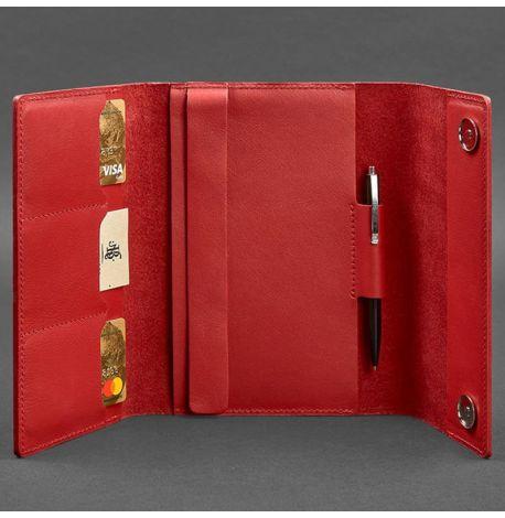 Шкіряний блокнот софт-бук 5.1 A5 (червоний)