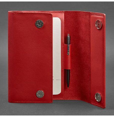 Шкіряний блокнот софт-бук 5.1 A5 (червоний)