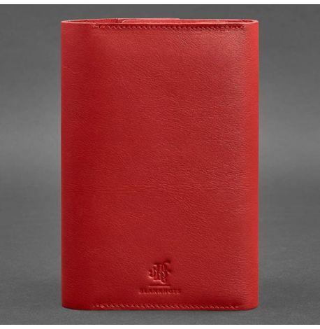Шкіряний блокнот софт-бук 5.1 A5 (червоний)