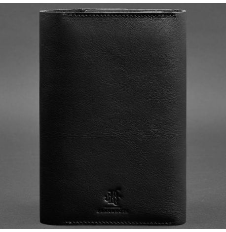 Шкіряний блокнот софт-бук 5.1 A5 (вугільно-чорний)