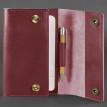 Шкіряний блокнот софт-бук 5.0 A5 mini (бордовий)