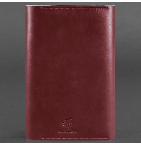 Шкіряний блокнот софт-бук 5.0 A5 mini (бордовий)