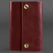 Шкіряний блокнот софт-бук 5.0 A5 mini (бордовий)