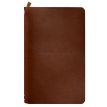 Кожаный блокнот cофт-бук 8.0 (светло-коричневый), кожа Krast