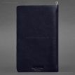 Шкіряний блокнот софт-бук 8.0 (темно-синій), шкіра Krast