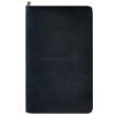 Кожаный блокнот cофт-бук 8.0 (темно-синий), кожа Crazy Horse