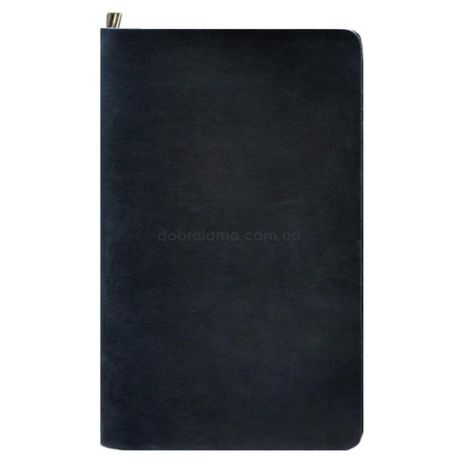 Кожаный блокнот cофт-бук 8.0 (темно-синий), кожа Crazy Horse