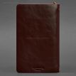 Шкіряний блокнот софт-бук 8.0 (бордовий), шкіра Krast