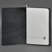 Кожаный блокнот cофт-бук 8.0 (угольно-черный)