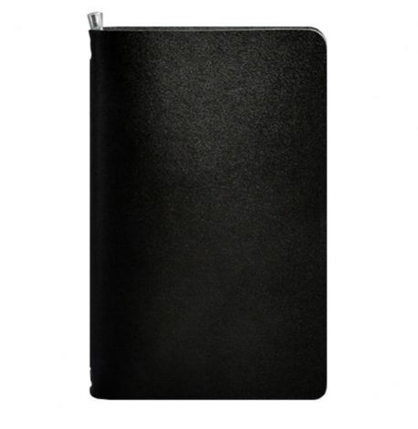 Кожаный блокнот cофт-бук 8.0 (угольно-черный)