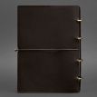 Шкіряний блокнот cофт-бук 9.0 у м'якій обкладинці (коричневий)