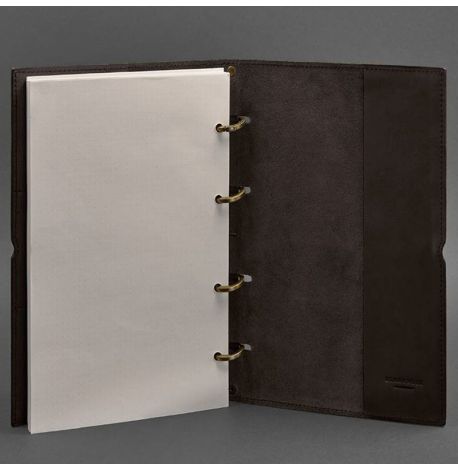 Шкіряний блокнот cофт-бук 9.0 у м'якій обкладинці (коричневий)