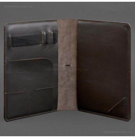 Шкіряний блокнот софт-бук А5 9.4 (темно-коричневий)