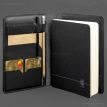 Кожаный блокнот софт-бук А5 9.4 (черный)