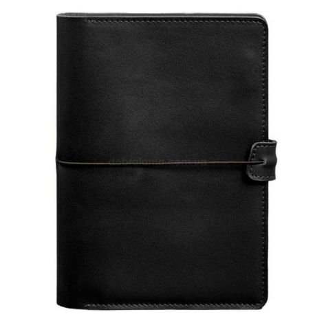 Кожаный блокнот софт-бук А5 9.4 (черный)
