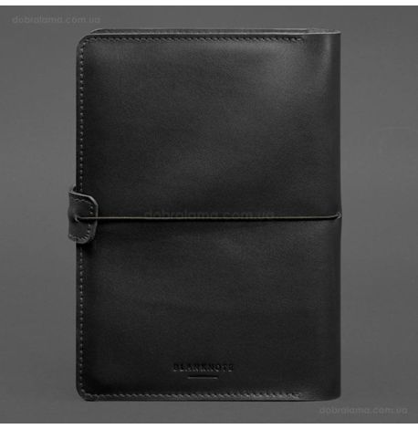 Кожаный блокнот софт-бук А5 9.4 (черный)