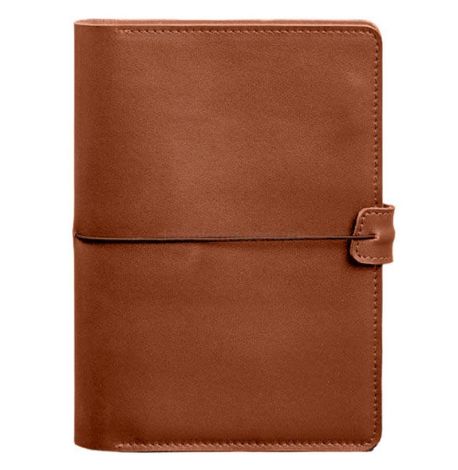 Кожаный блокнот софт-бук А5 9.4 (светло-коричневый)