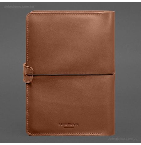 Кожаный блокнот софт-бук А5 9.4 (светло-коричневый)