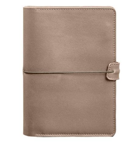 Кожаный блокнот софт-бук А5 9.4 (светло-бежевый)