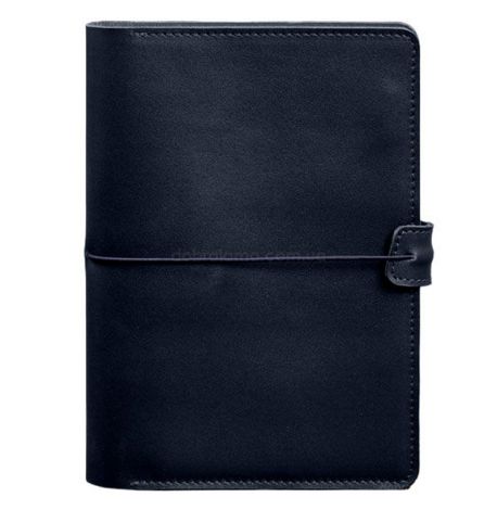 Шкіряний блокнот софт-бук А5 9.4 (темно-синій)