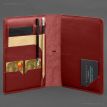 Кожаный блокнот софт-бук А5 9.4 (красный)