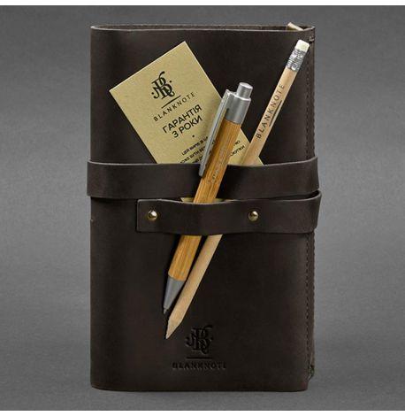 Шкіряний блокнот софт-бук 1.0 (темно-коричневий)