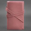 Кожаный блокнот софт-бук 1.0 (розовый) кожа Krast