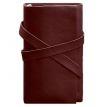 Шкіряний блокнот софт-бук 1.0 (бордовий) шкіра Krast