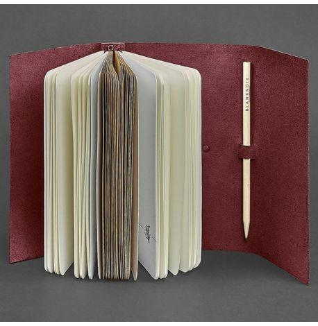 Шкіряний блокнот софт-бук 1.0 (бірюзовий) шкіра Crazy Horse