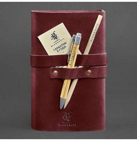 Шкіряний блокнот софт-бук 1.0 (бірюзовий) шкіра Crazy Horse